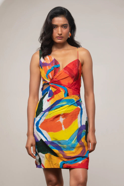 Ruel Draped Mini Dress