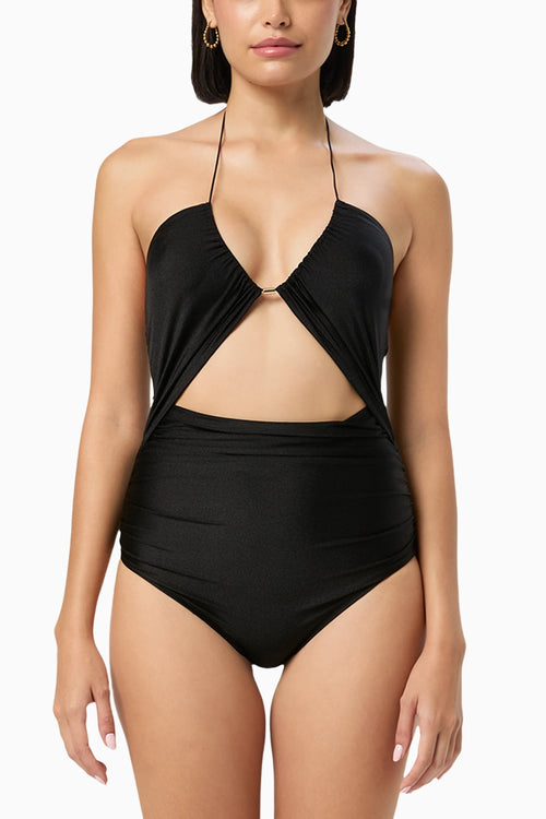 Obsidian Drift One Piece Swimsuit
