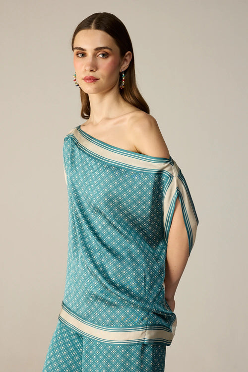 Teal Freya Top Co-ord Set