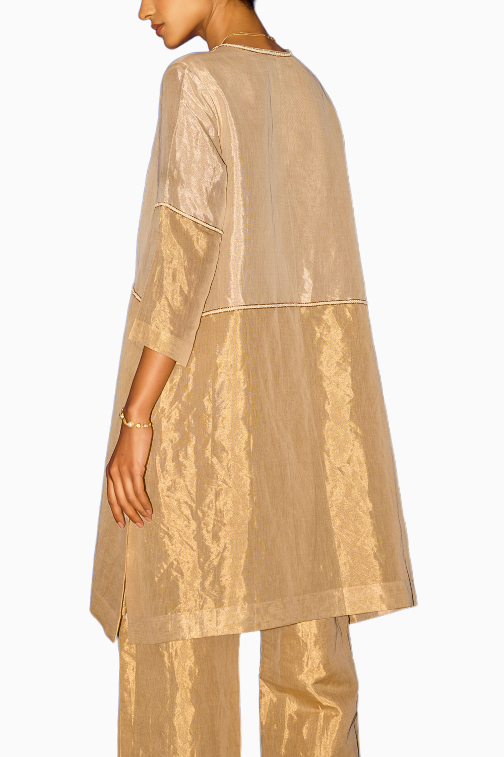 Linework Embroidered Kurta Set