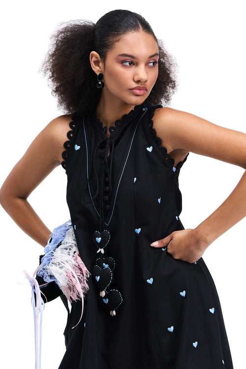 Black Taffy Dress