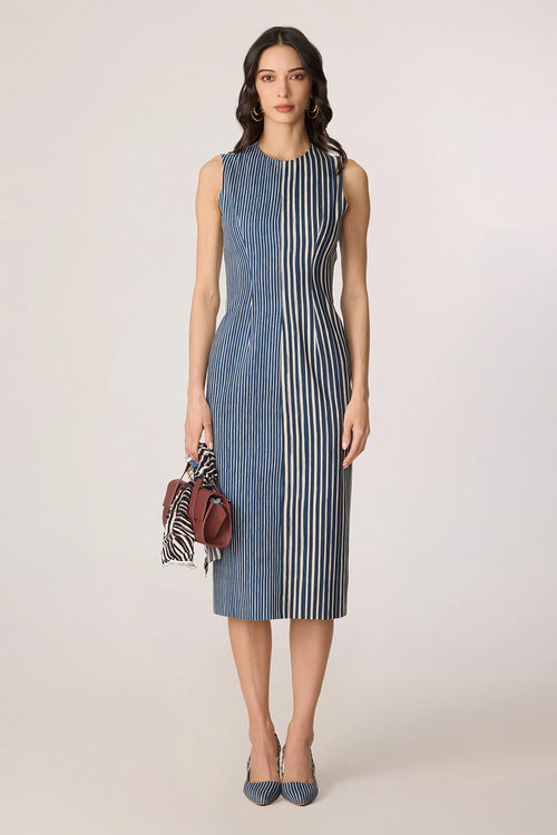 Cassidy Blue Grey Dress