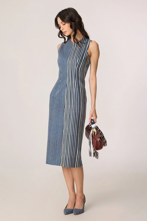 Cassidy Blue Grey Dress
