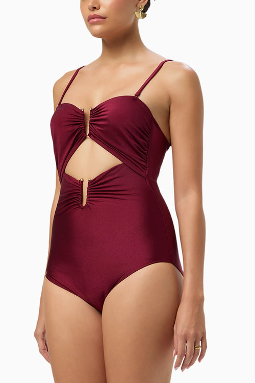 Garnet Shadow One Piece Swimsuit