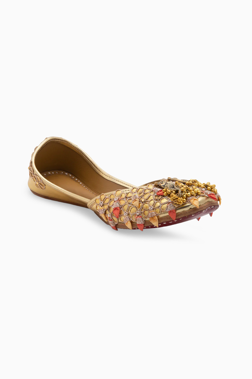 PeachÂ Peacock Love Juttis