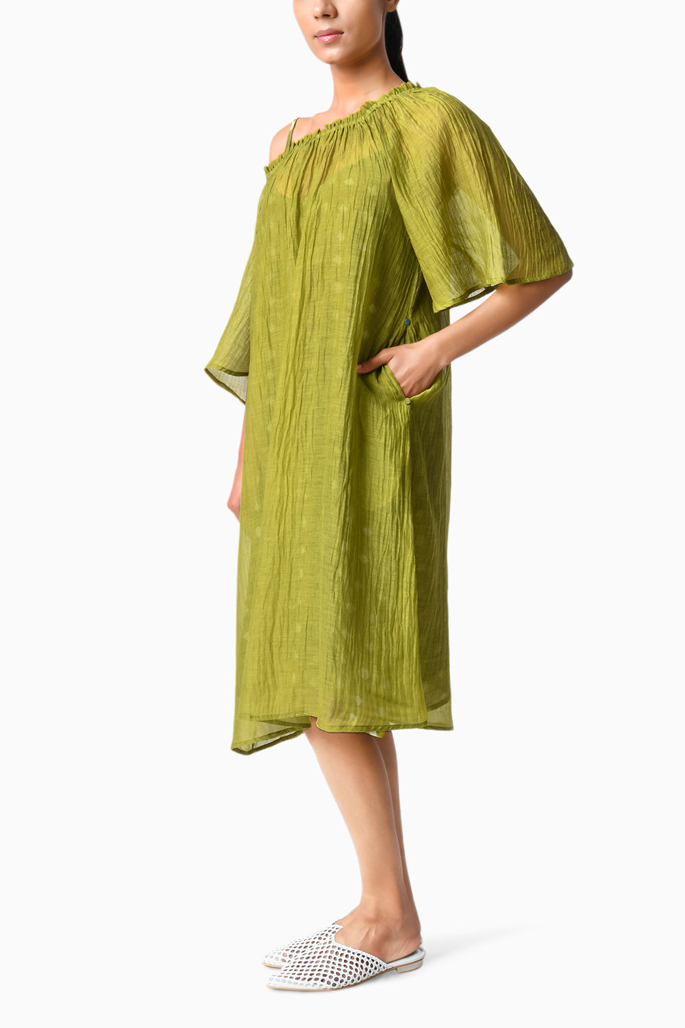 Henna Off-Shoulder Dress