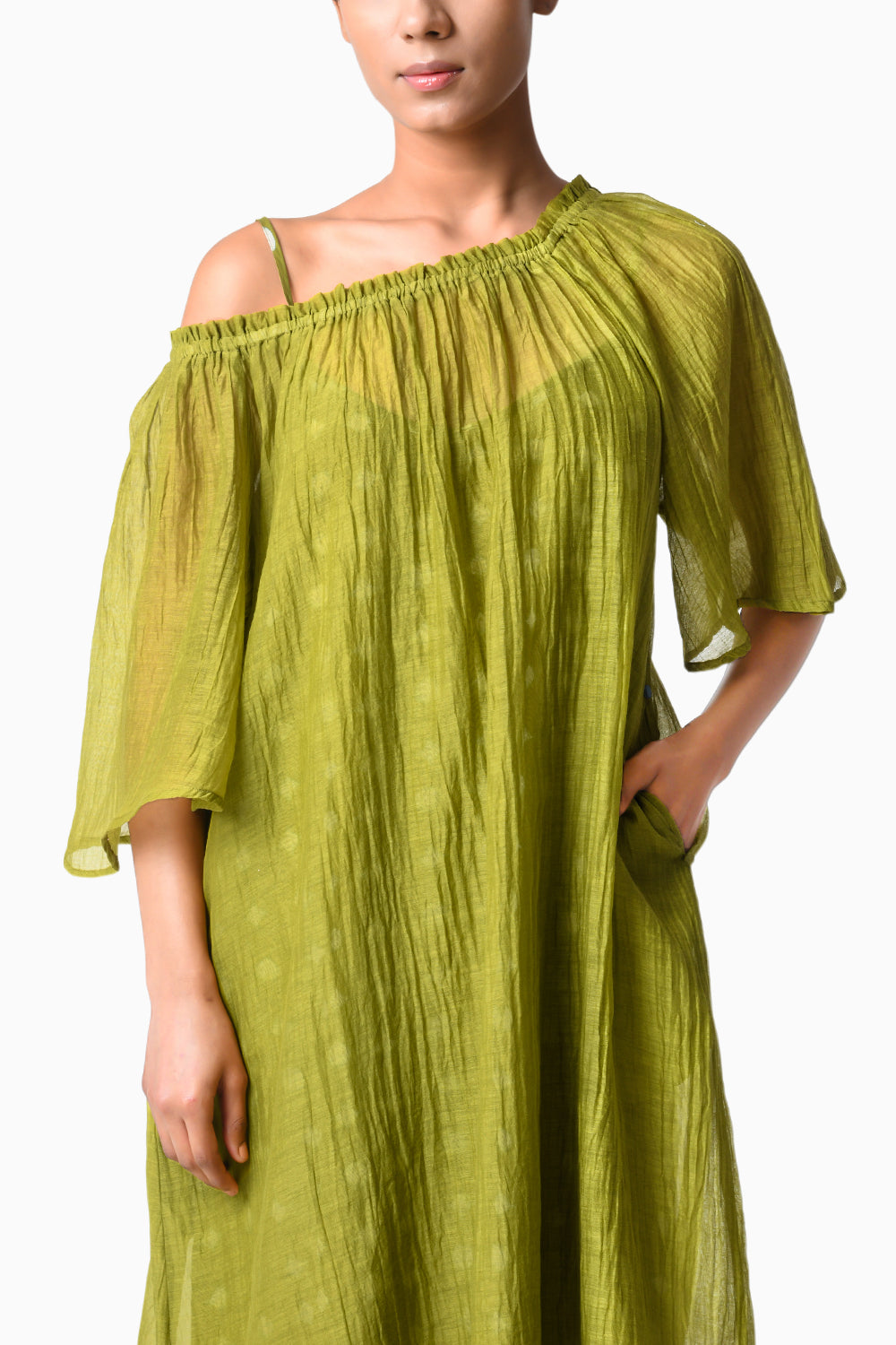 Henna Off-Shoulder Dress