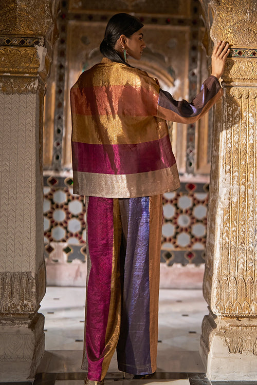 Benares Tissue Striped Shirt