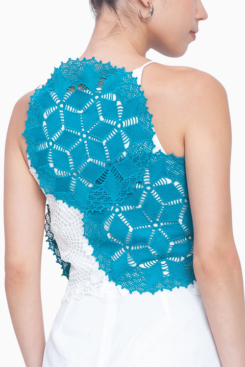 Blue Amalfi Top