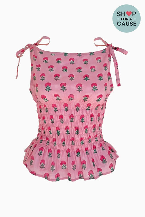 Pink Daman Top