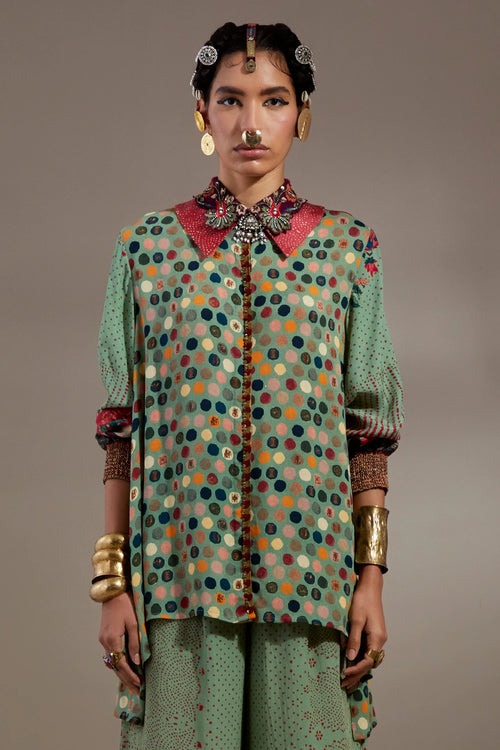Ash Green Anka Atri Straight Shirt