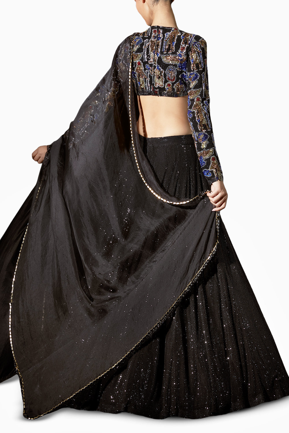 Figurine Flow Lehenga Set