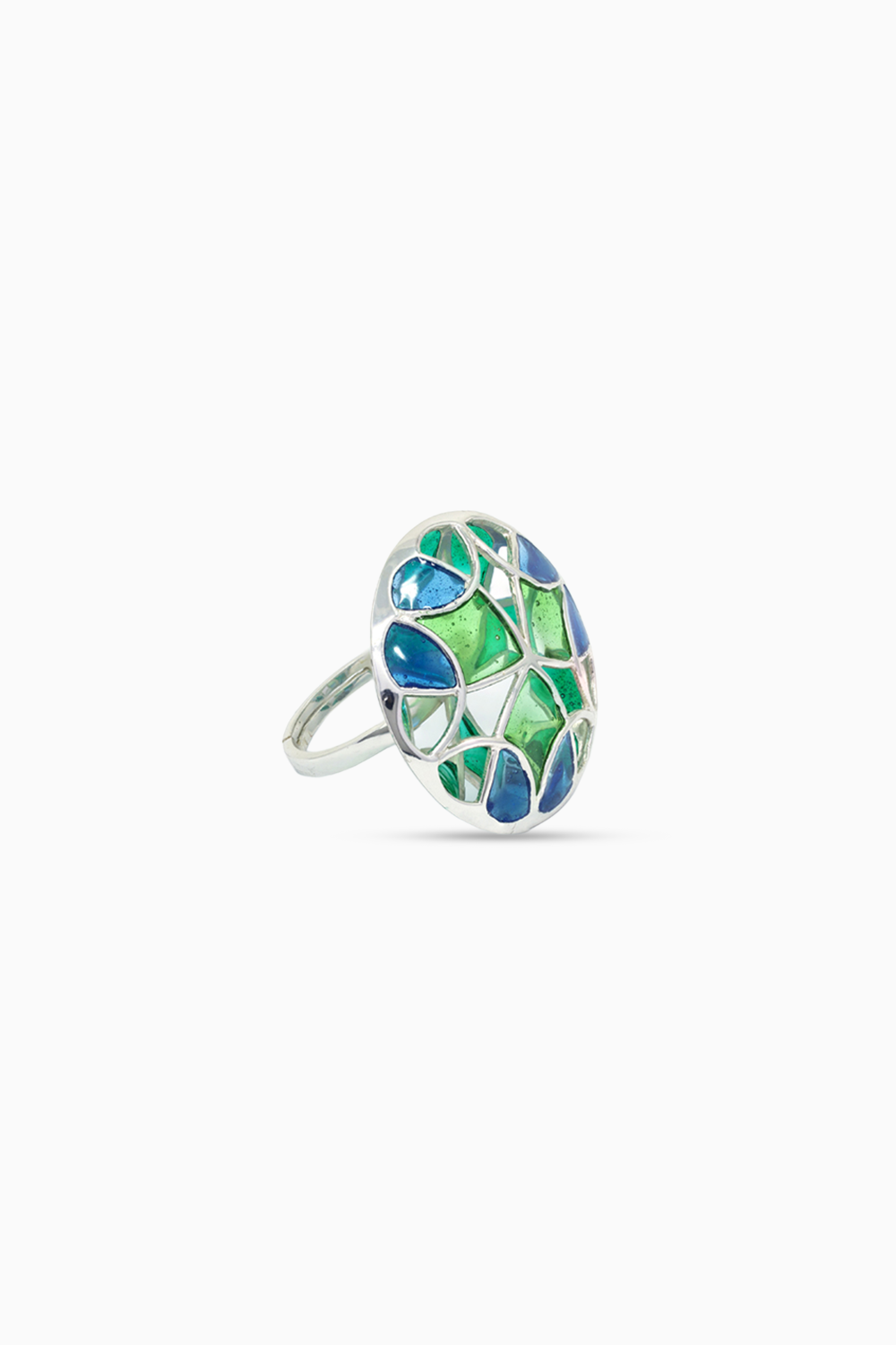 Green Psychedelic Rings