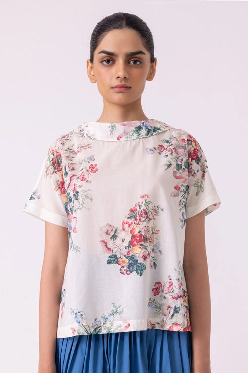 Nora Floral Printed Top