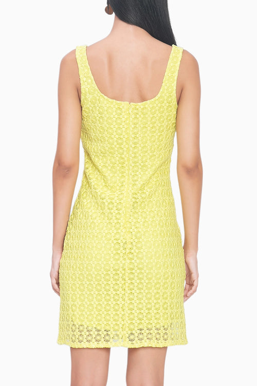 Yellow Picante Dress