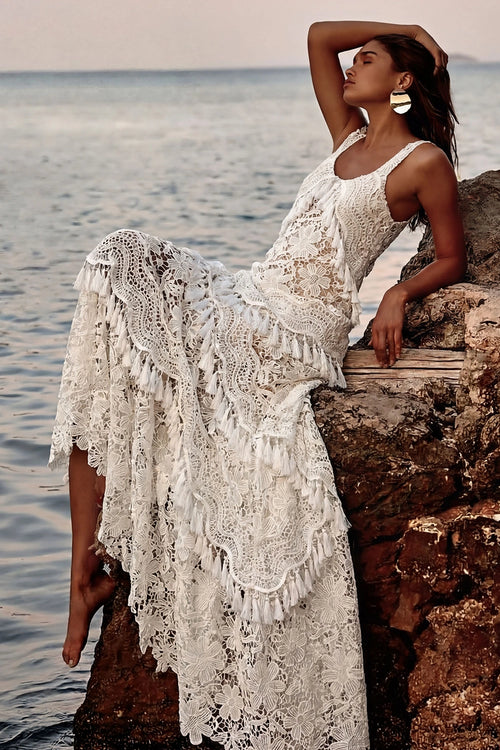 Aurelia Fringe Gown