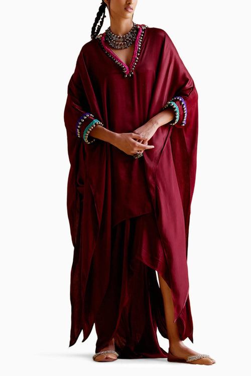 Bhavishya Maroon Co-ord Set