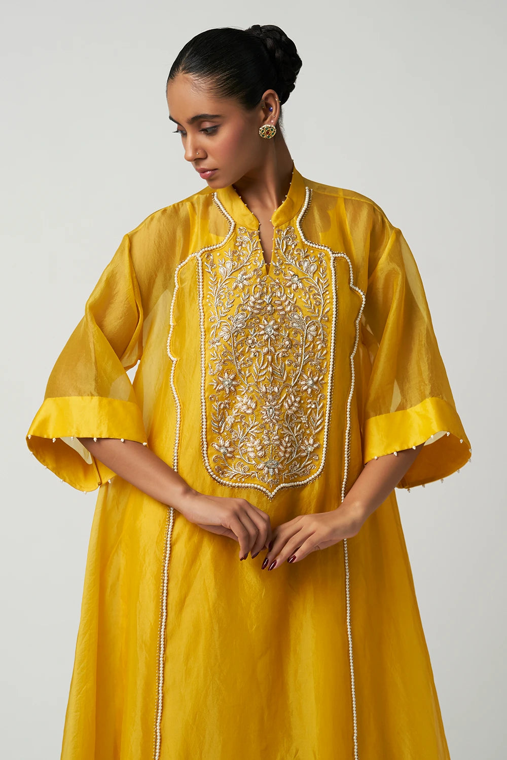 Amber Gul-E-Mehrab Organza Kurta Set