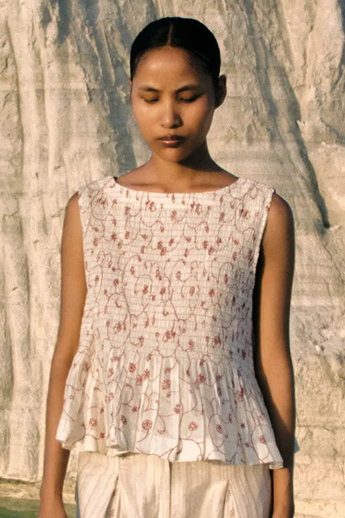 Zeya Ruching Top