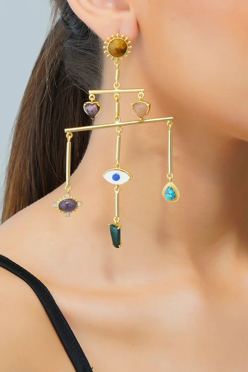 Balancing Act Statement Earrings