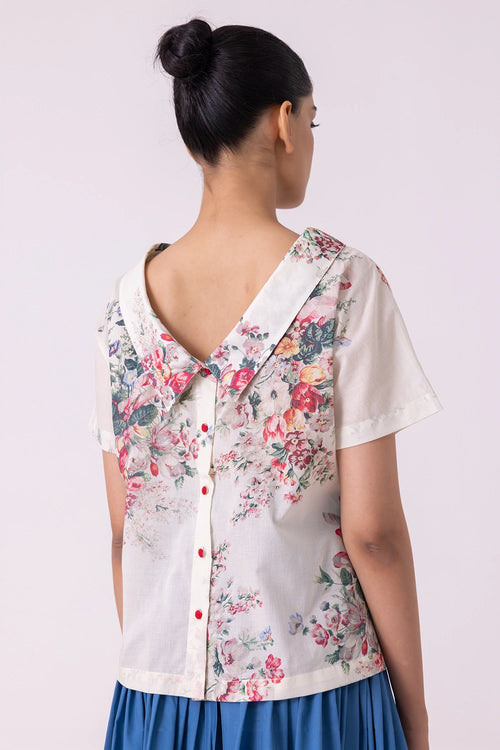 Nora Floral Printed Top