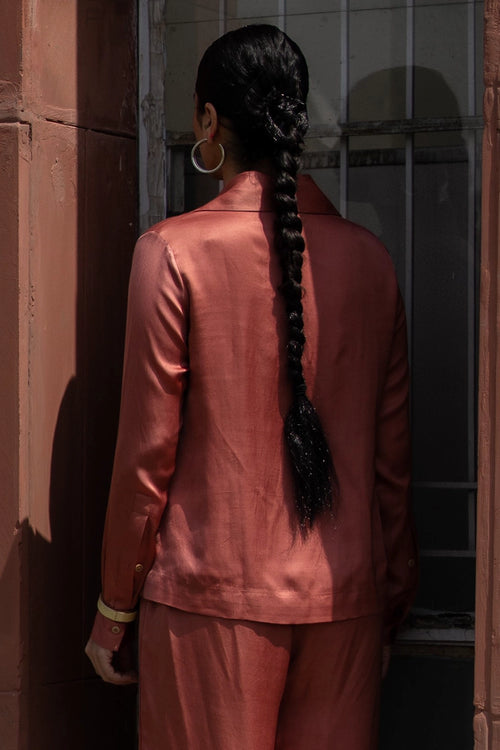 Salmon Pink Comfort Shirt