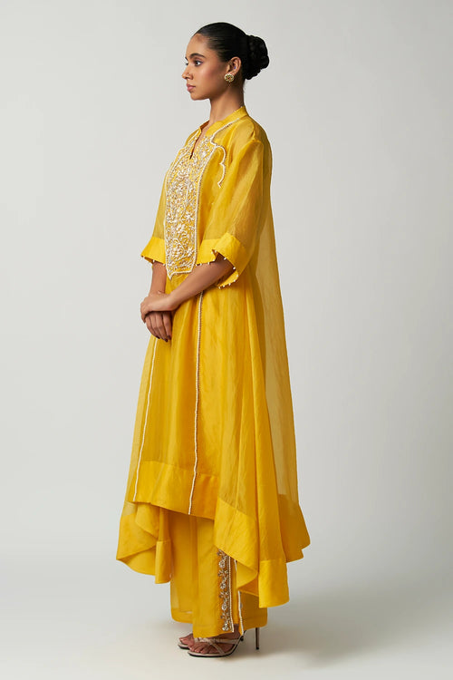 Amber Gul-E-Mehrab Organza Kurta Set
