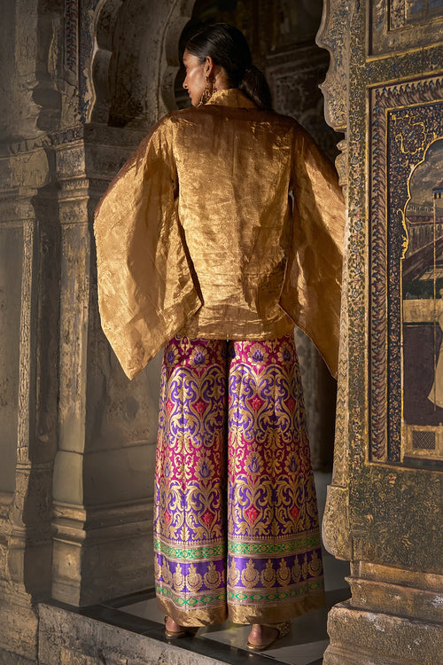 Benares Silk Brocade Pant