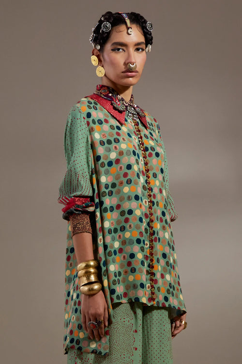 Ash Green Anka Atri Straight Shirt
