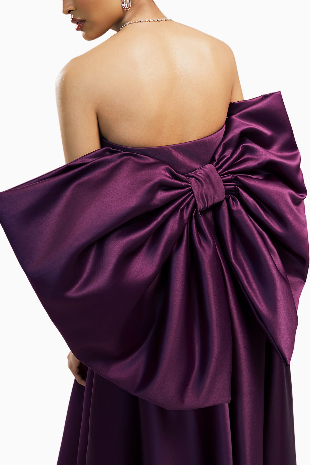 Esther Strapless Dress With A Bow