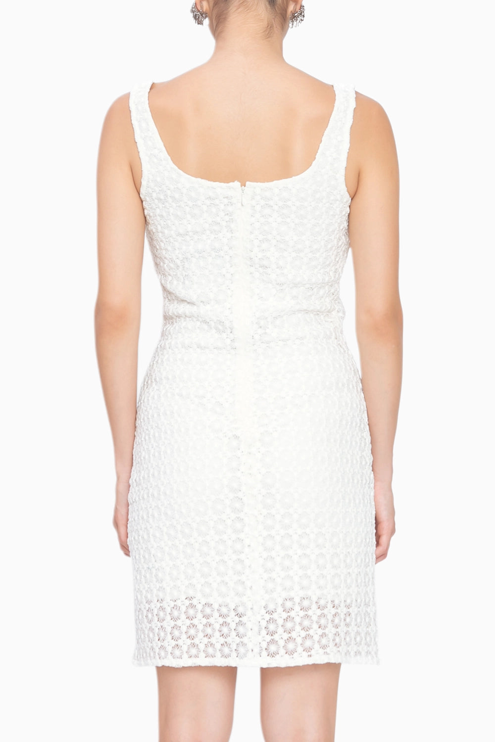 White Picante Dress