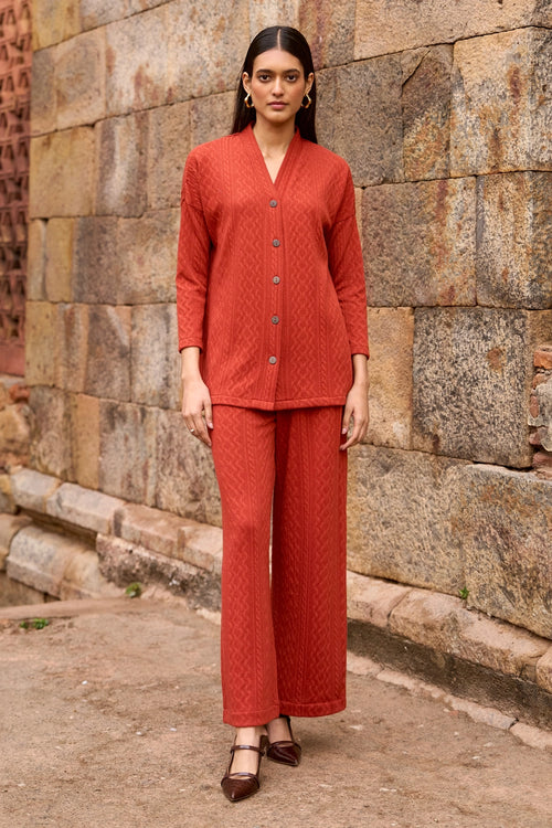 Rust Knit Set