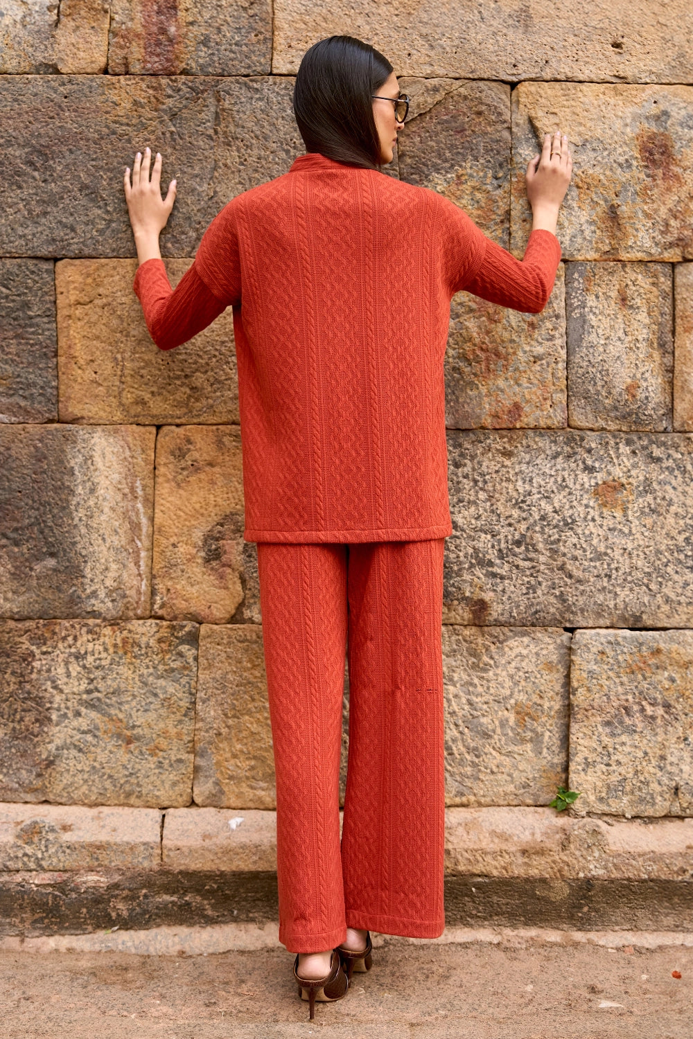 Rust Knit Set