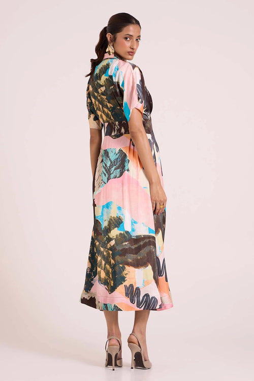 Chione A-Line Midi Dress