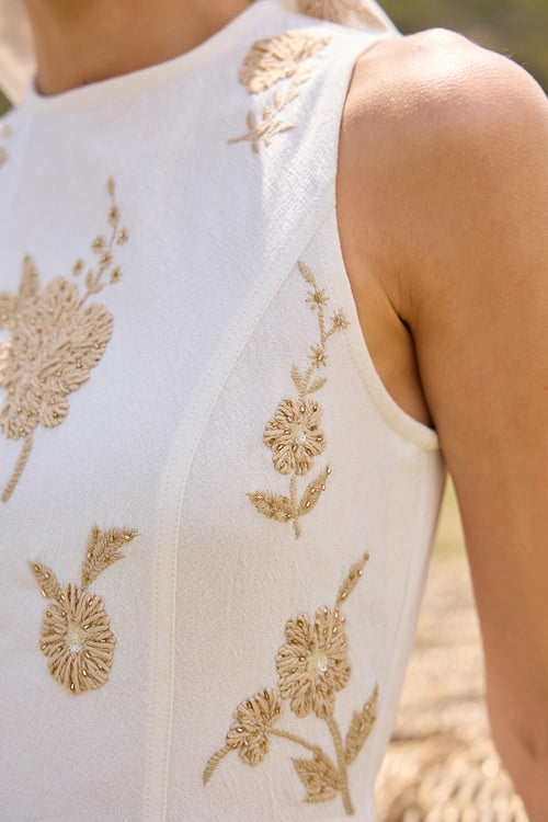 Aveline White Dress