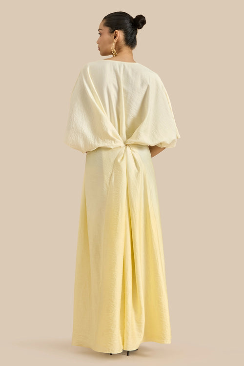 Yellow Mimosa Kaftan