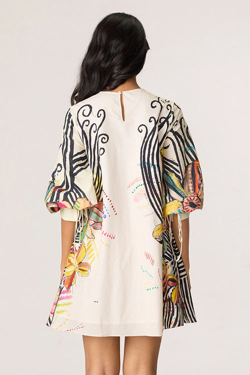 Ivory Multi Nova Dress
