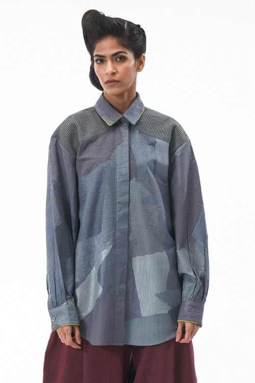 Grey Lime Maker's Shirt