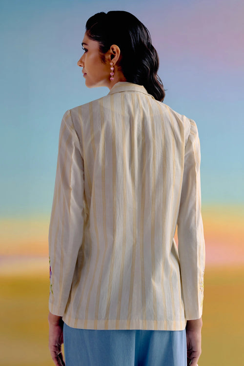 Silent Blossom Sequins Jacket