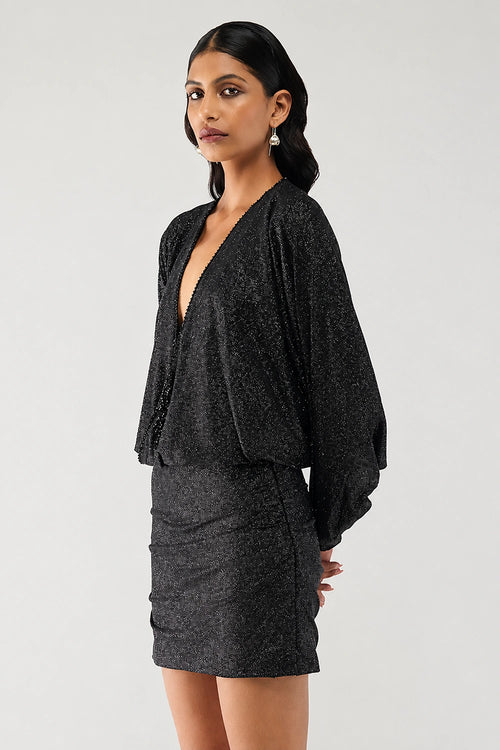 Black Azure Mini Dress