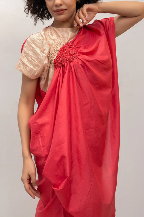 Eeda Varq Coral Cluster Tunic