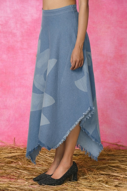 Iris Handkerchief Skirt