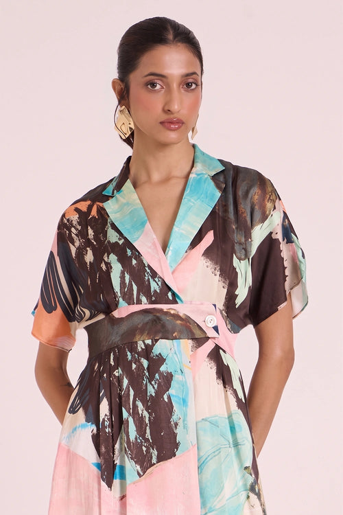 Chione A-Line Midi Dress