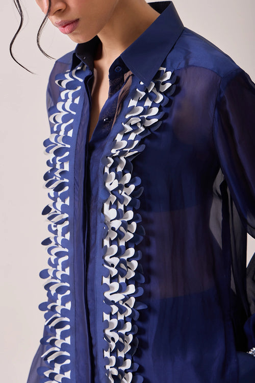 Midnight Art-Cut Shirt