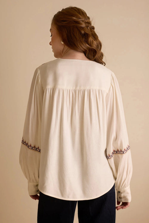 Aria Embroidered Blouse