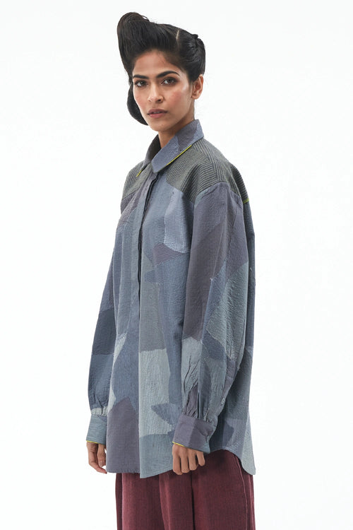 Grey Lime Maker's Shirt