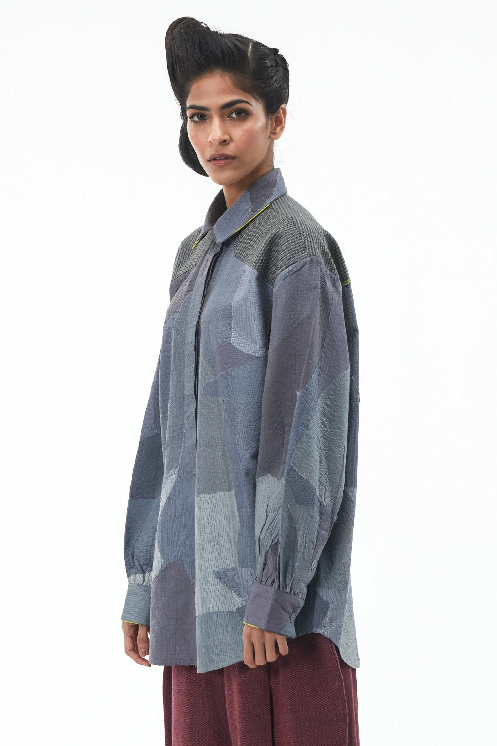 Grey Lime Maker's Shirt