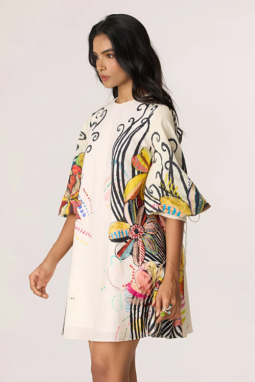 Ivory Multi Nova Dress