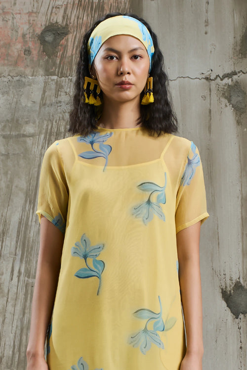 Sunlit Bloom Maxi Dress