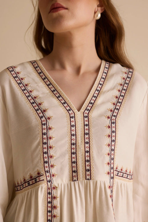 Aria Embroidered Blouse